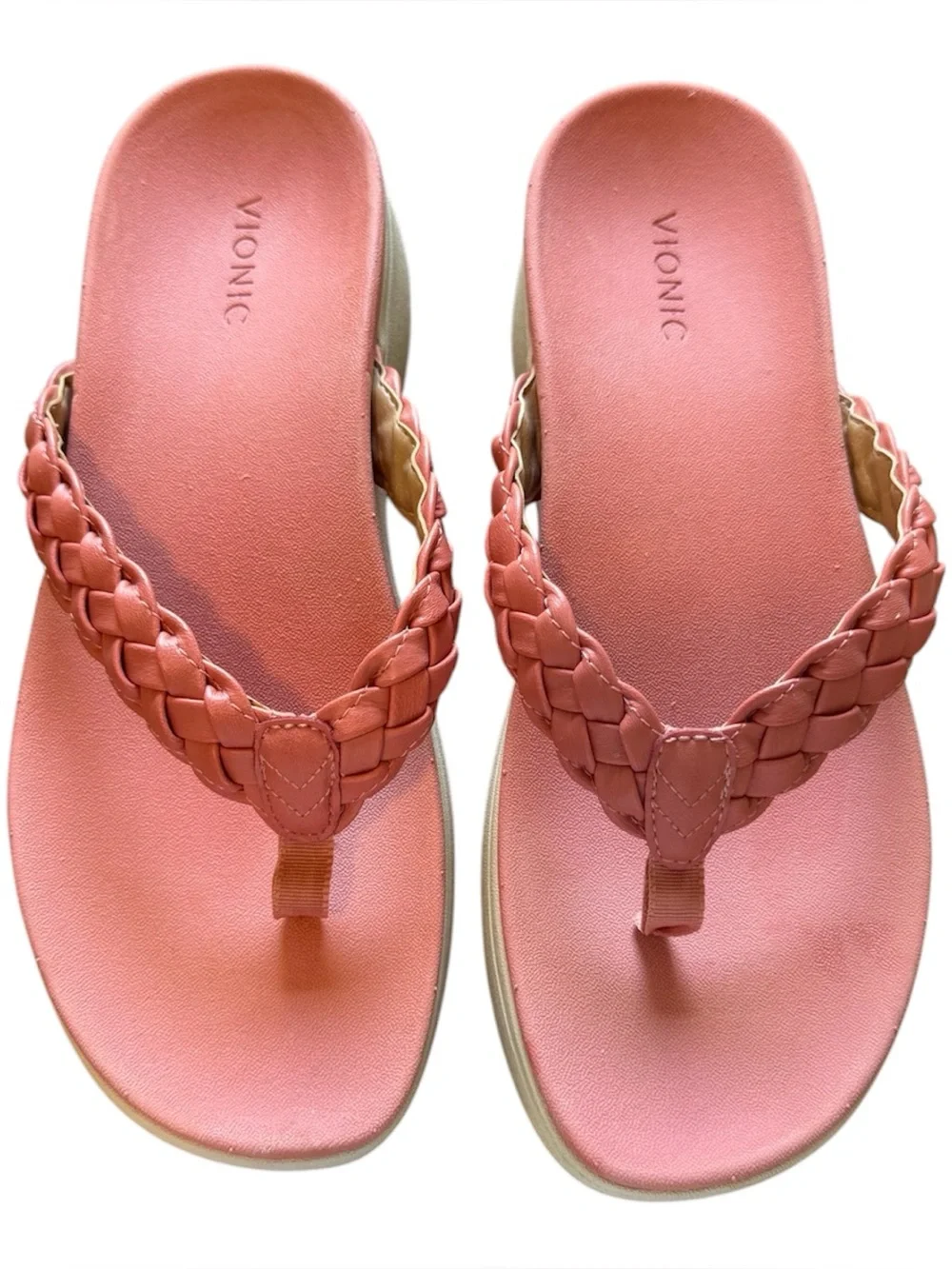 Vionic Womens Kenji T-Strap Sandals Size 10